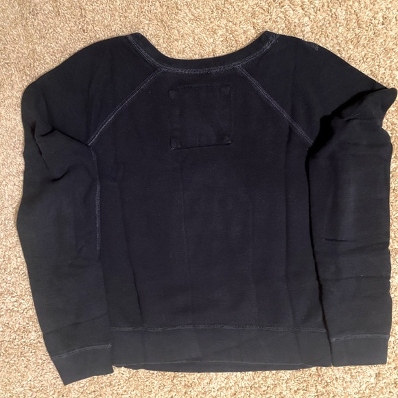 Abercrombie & Fitch Navy Blue Sweatshirt - Picture 3 of 9